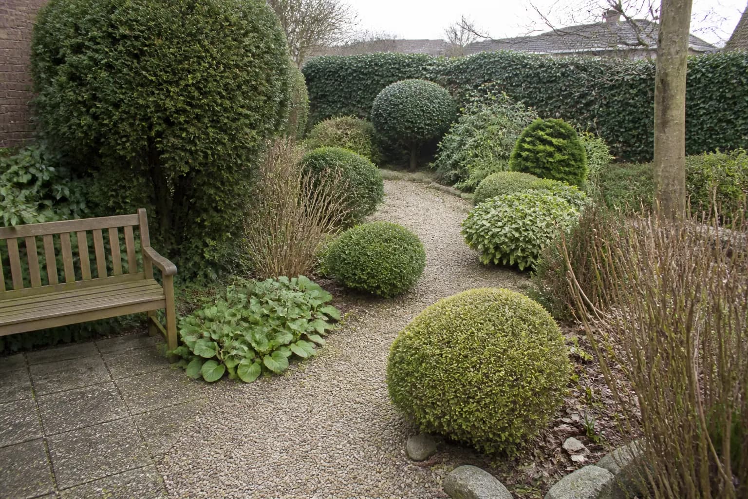Garten eines Privathaushalts im nördlichen Ruhrgebiet, passend zu Gladbeck